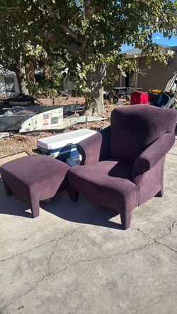 Armchair with leg rest