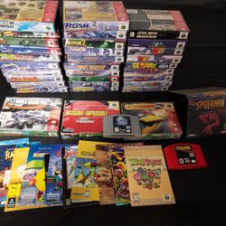 Nintendo 64 Video Games Lot 34x