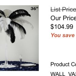 36 Inch Eiffel Tower Vases (4)