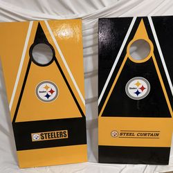 Custom Pittsburgh Steelers Cornhole Boards