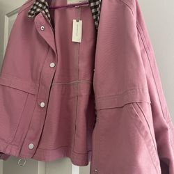 New Pink The Lexie Cropped Jacket 