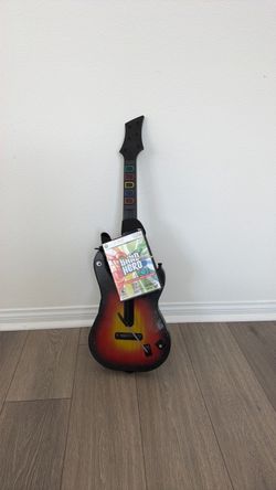Band hero 360 guitar with game.