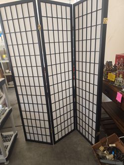 3-Panel Shoji Room Divider Screen