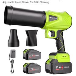 Leaf Blower Cordless with Battery and Charger