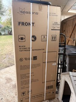 New** Black Refrigerator