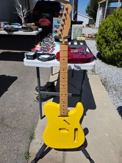 Telecaster body neck and tuners