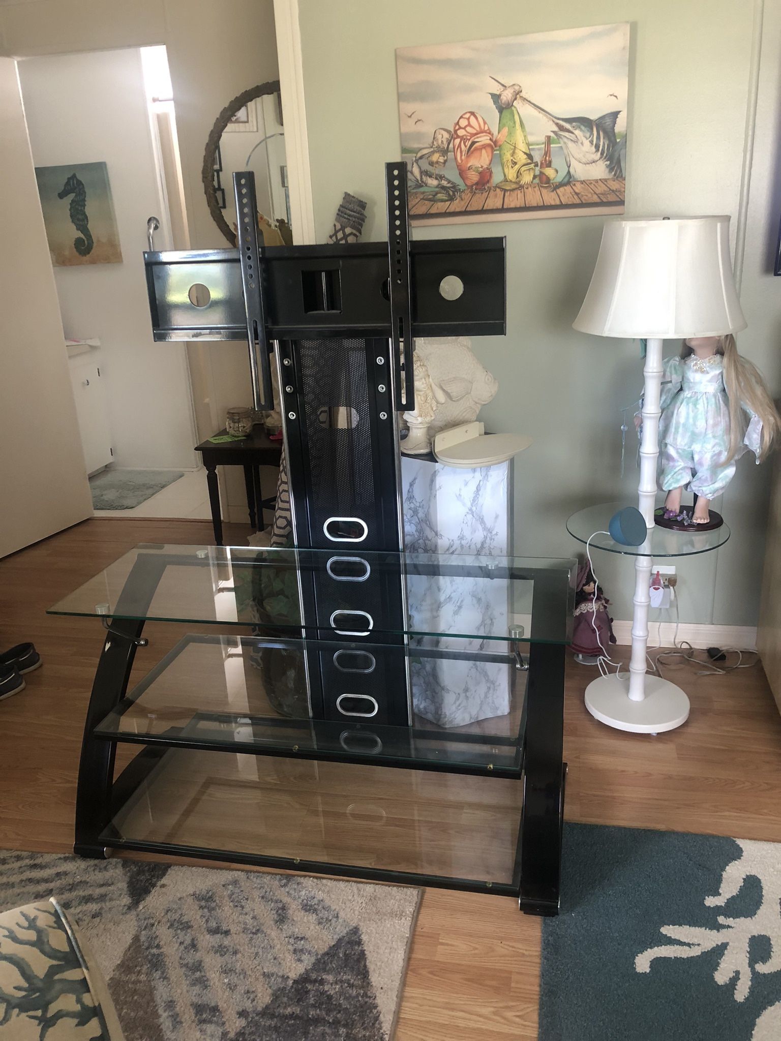 Glass TV Stand