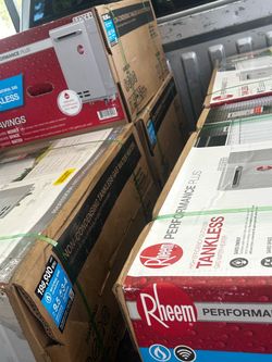New GAS NATURAL TANKLESS $625 each