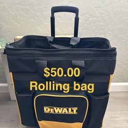 Dewalt Rolling Bag New$50.00