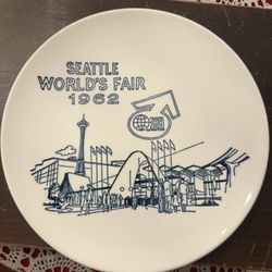 Seattle Worlds Fair 1962 Souvenir Plate