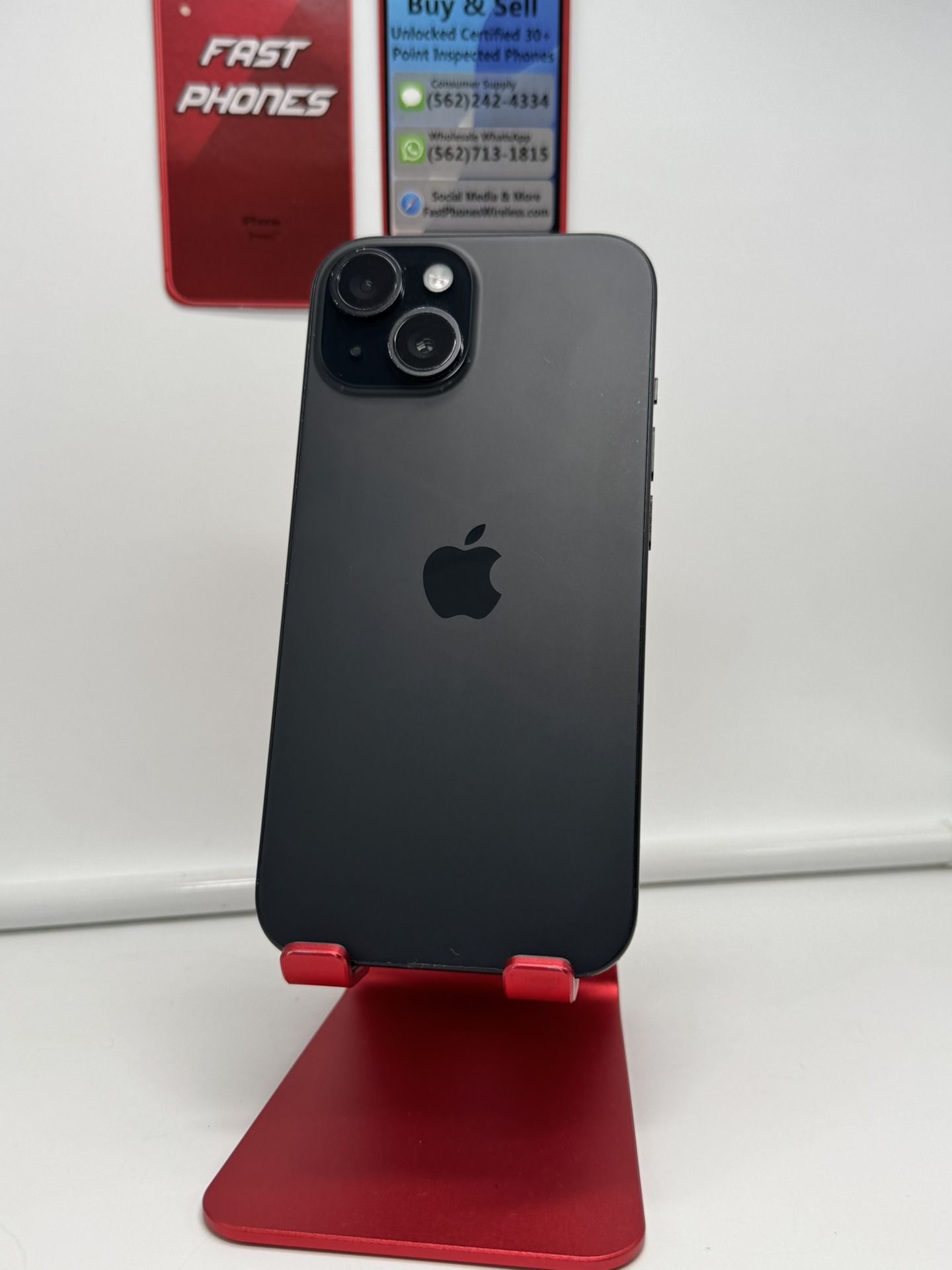 Apple iPhone 15 256GB UNLOCKED Black 
