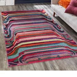 Brand new rug too small for space