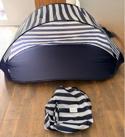 Pottery Barn Kids Navy Striped Beach Tent