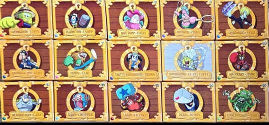 2026 McDonald's Happy Meal SpongeBob x One Piece FULL SET  15 Toys