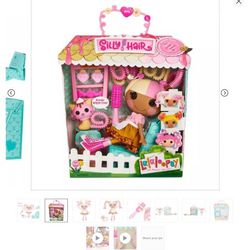 Lalaloopsy Silly Hair Doll, Scoops Waffle Cone With Pet Cat.