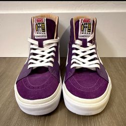 Vans x Concepts SK8-Hi Purple Suede Sneakers Size 8.5 Men’s