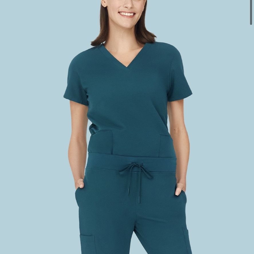 BRAND NEW Jogger Scrubs Mandala Carribean blue