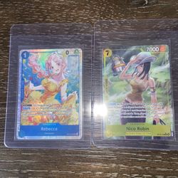 One Piece Card Game Nico robin & Rebecca
