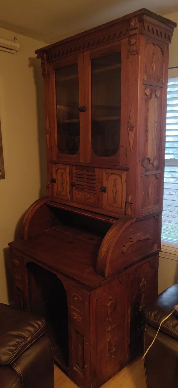 120 year old kitchen roller cabinet for Sale in Grayslake, IL - OfferUp