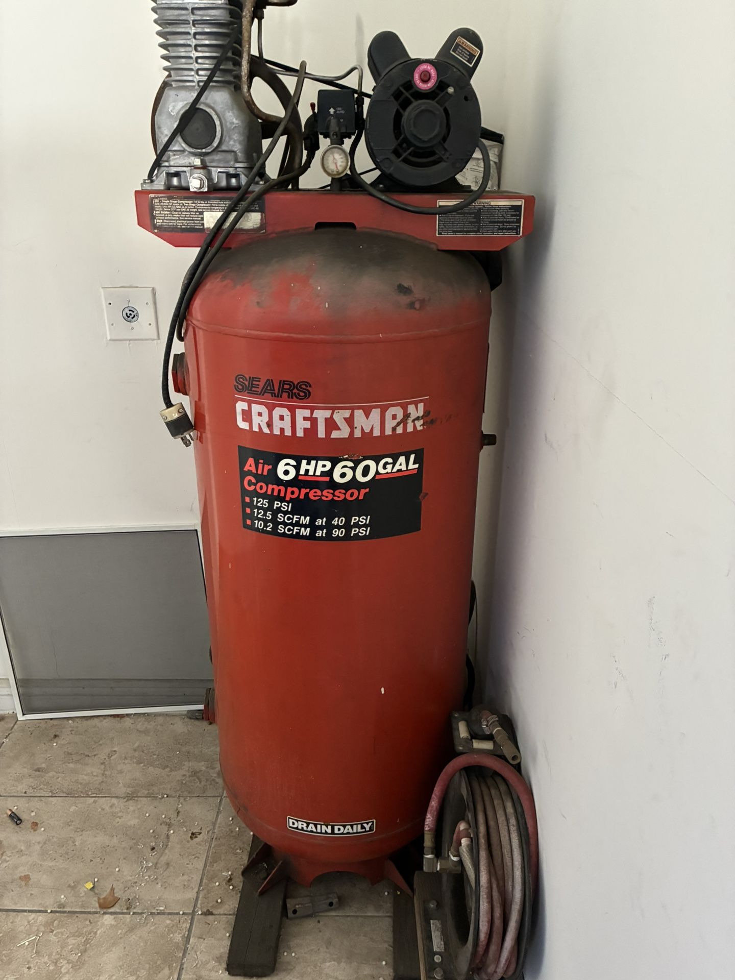 Craftsman 6HP 60 Gallon Air Compressor Unit