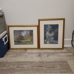 2 Framed Prints Claude Monet