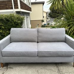 Modern Loveseat Gray Couch-FREE Delivery