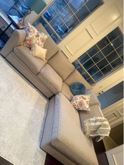 L-shaped sofa