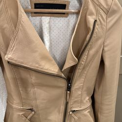 Zara leather jacket