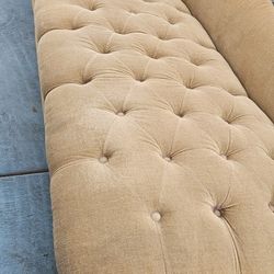 Velvet coach sofa good condition very comfortable 34hx30x69 vintage style coach 