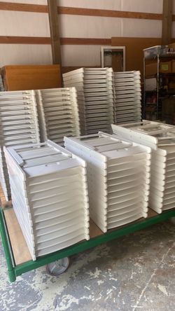 White Garden Chairs  (88)