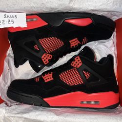 Jordan Retro 4 “Red Thunder/Crimson” Size 10.5    