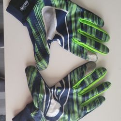 Nike Seahawks Touchscreen Gloves Large