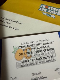 OC fair tickets