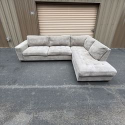 Modern Gray Sectional Couch | Free Delivery Included