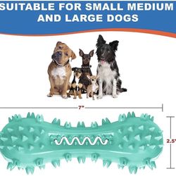 Toothbrush Dog Chew Toy, Stick Bone for Dog Teeth Cleaning, Tooth Brushing