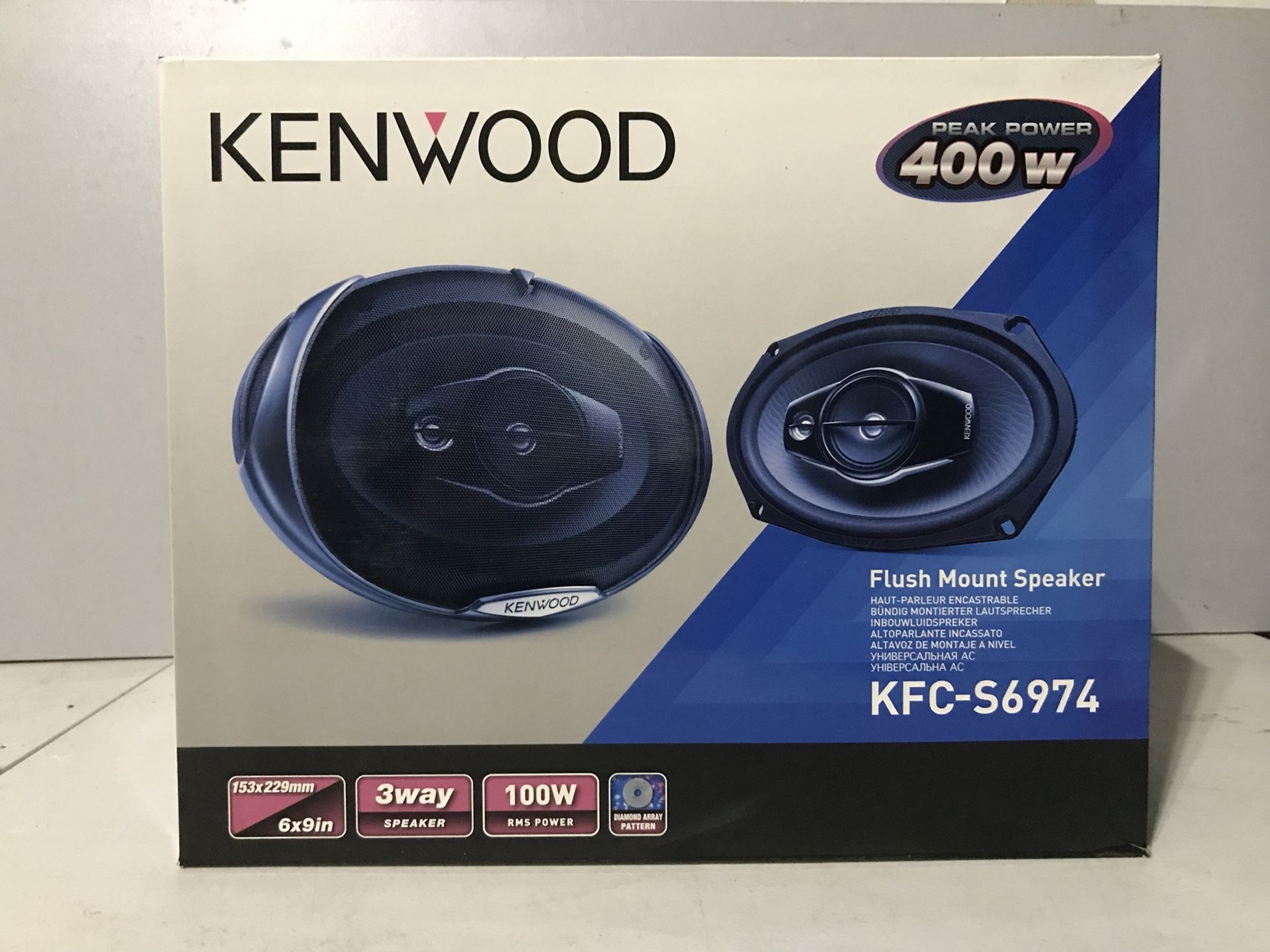 Kfc-s6974 kenwood 6x9 speakers 400 watts