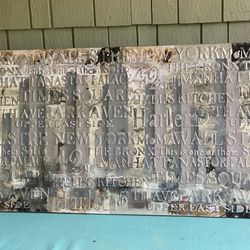 Wall Art!!!New York City Landmarks / Sights 