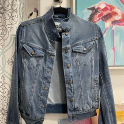 Denim Jacket Women's Size X Small  (Dark Vintage)-NWT Brand New-original Packaging