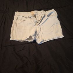 Faded Glory White Jean Shorts