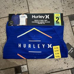 NWT Hurley boys performance hoodie & tshirt 2pcs set size S 7/8