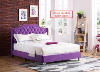 Unique Queen bed available with white & black by $399.00