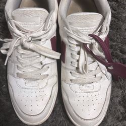 off white out of office burgundy