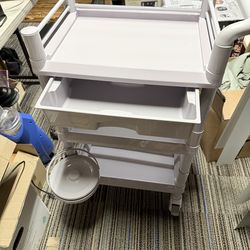 Versatile Utility Cart Beauty Salon Laboratory Dental Clinic Hospital New