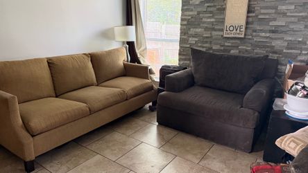 Couch and loveseat