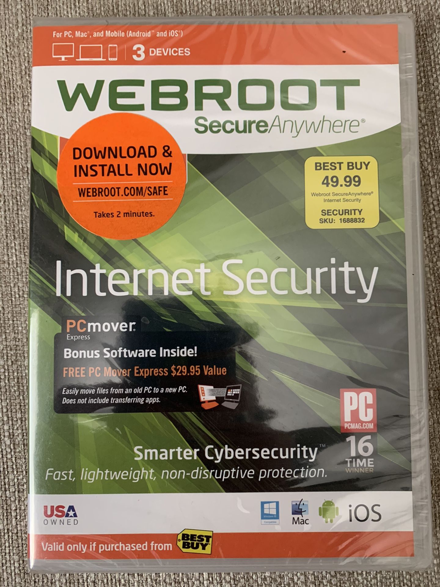 Unopened Webroot Security