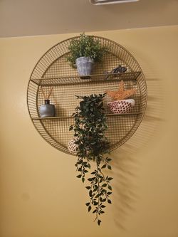 Round Metal Shelf
