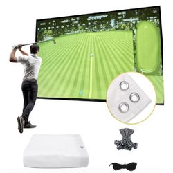Golf Simulator Impact Screen（118 * 78 98 * 98 118 * 118 118 * 138） for Golf Training, Indoor Golf Simulators, Washable Golf Impact Screen for Golf Pra