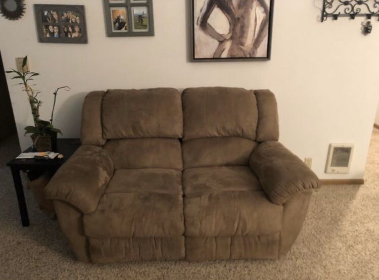 Brown Reclining Couch