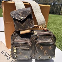 Louis Vuitton Pre-owned Utility Crossbody Bag - Brown