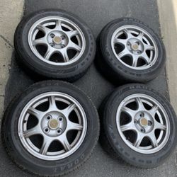 4 —185/60r14 4x100 4x3.94 Stock Mazda Miata Scion Xa Xb  Acura Integra Civic Fit Corolla Xa Xb Ia Echo Wheels Rims Tires!!!!